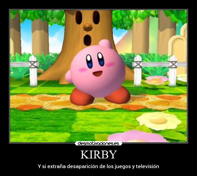 KIRBY - Y si extraña desaparición de los juegos y televisión