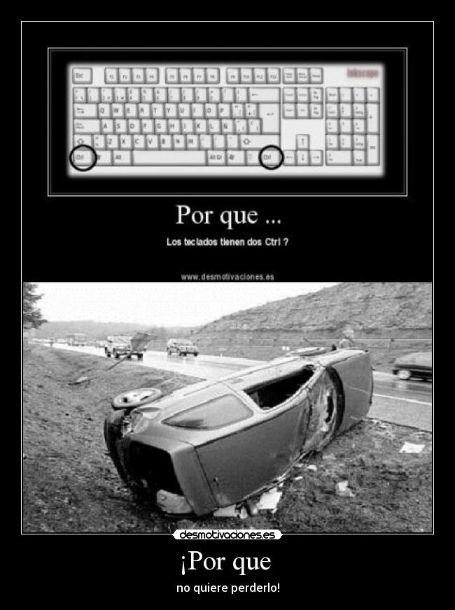 ¡Por que - no quiere perderlo!