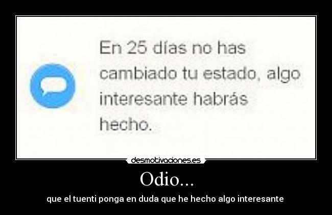 Odio... -