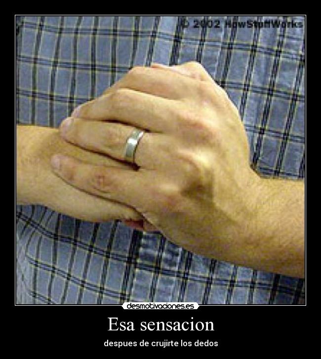 Esa sensacion -