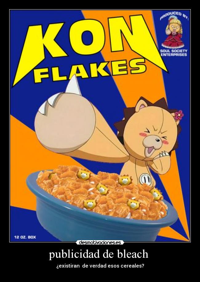 publicidad de bleach - ¿existiran de verdad esos cereales?