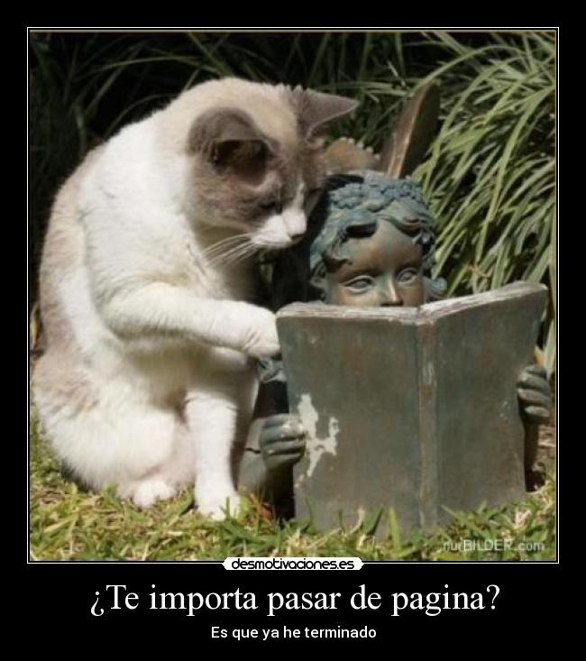 ¿Te importa pasar de pagina? - 