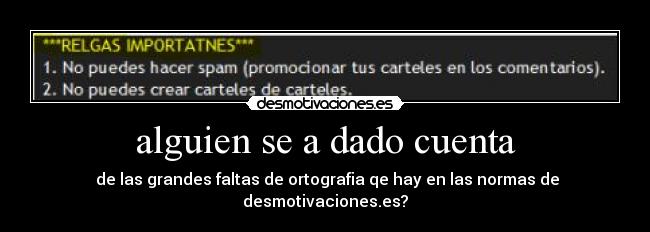 alguien se a dado cuenta - 