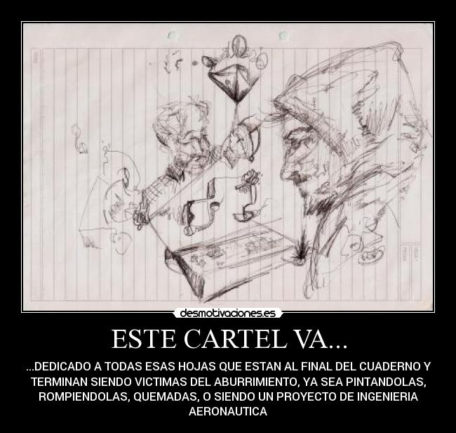 ESTE CARTEL VA... -
