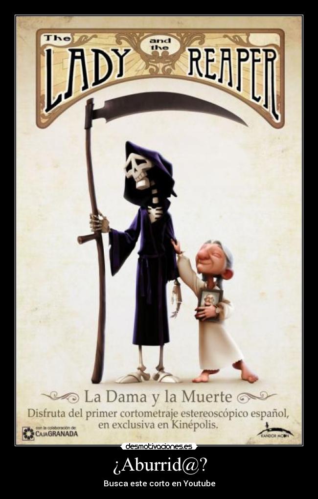 ¿Aburrid@? - Busca este corto en Youtube