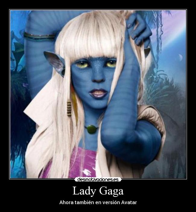 Lady Gaga - Ahora también en versión Avatar