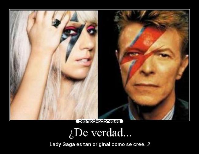 ¿De verdad... - Lady Gaga es tan original como se cree...?