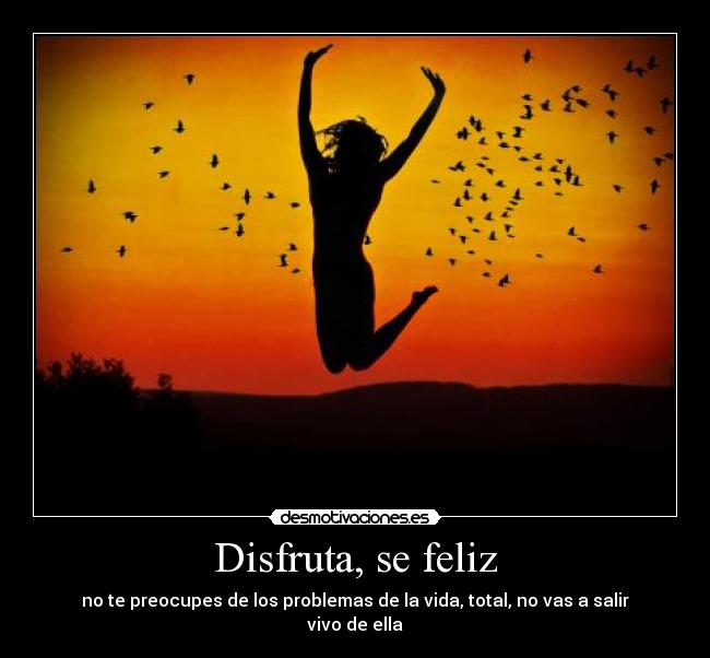 carteles disfrutar vida desmotivaciones