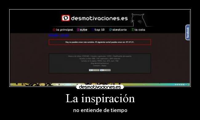 La inspiración -