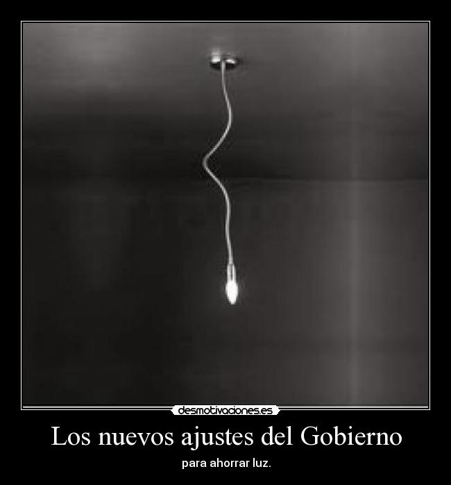 Los nuevos ajustes del Gobierno - para ahorrar luz.