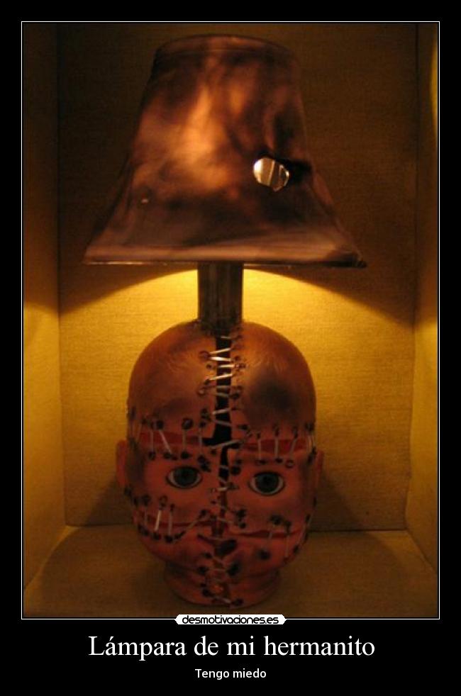 Lámpara de mi hermanito -