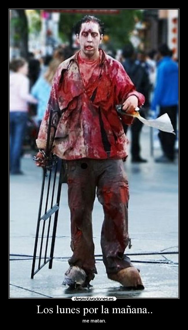 Los lunes por la mañana.. - 