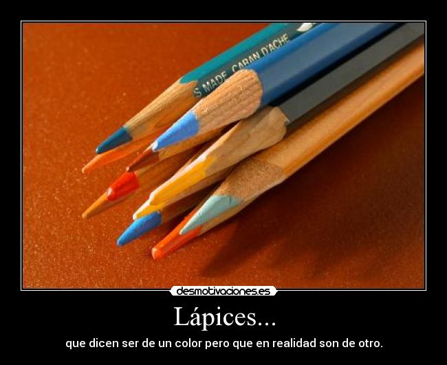 Lápices... -