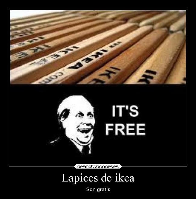 Lapices de ikea - Son gratis