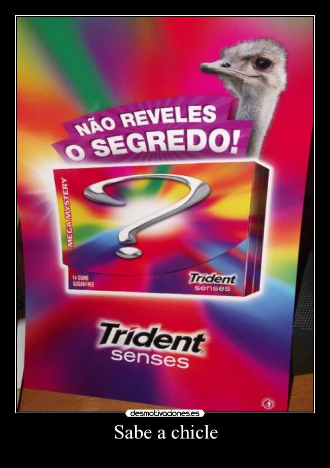 Sabe a chicle -