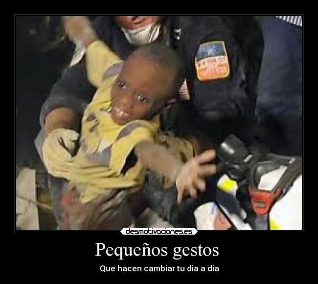 Pequeños gestos -