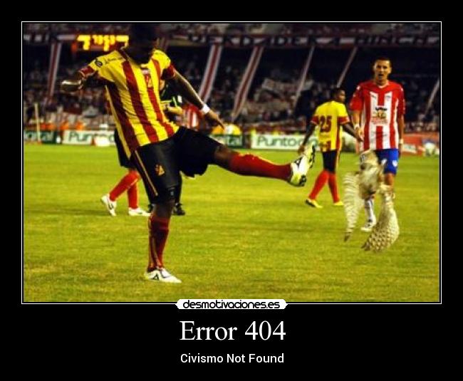 Error 404 - Civismo Not Found