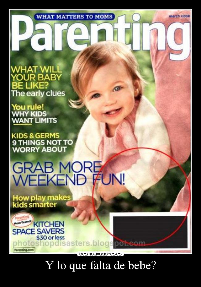 Y lo que falta de bebe? -