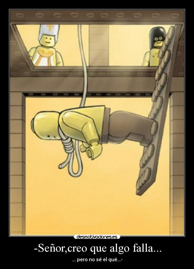 carteles lego horca desmotivaciones