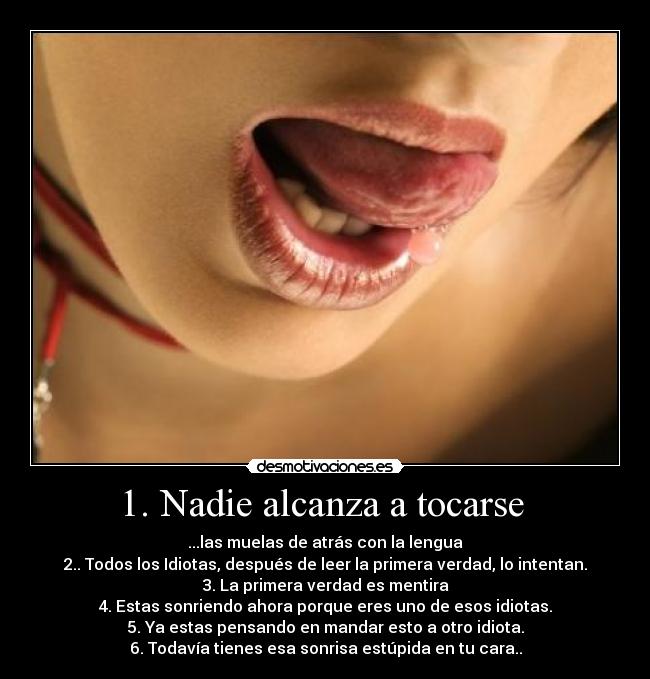 1. Nadie alcanza a tocarse  - 