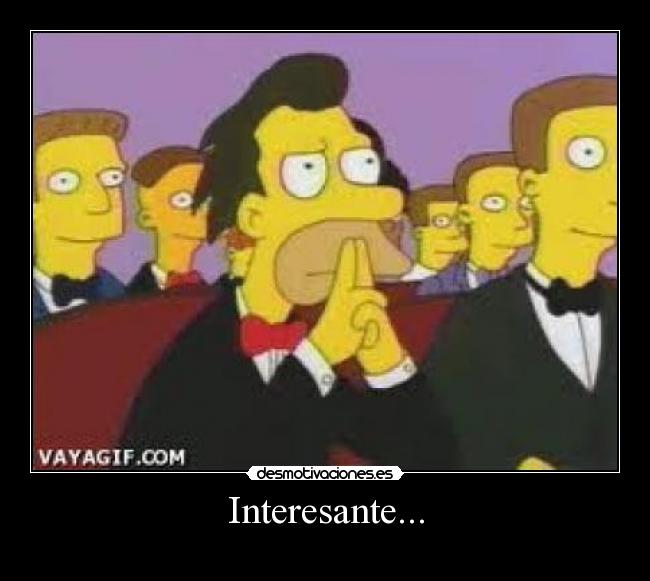 Interesante... - 