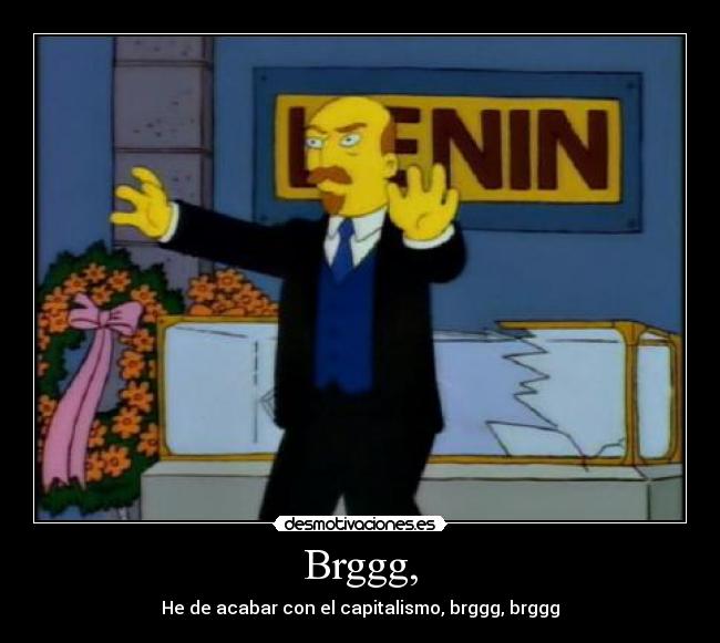 carteles lenin los simpsons desmotivaciones