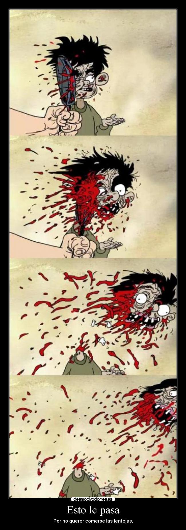 carteles lentejas kid desmotivaciones