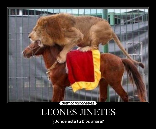 LEONES JINETES - ¿Donde está tu Dios ahora?