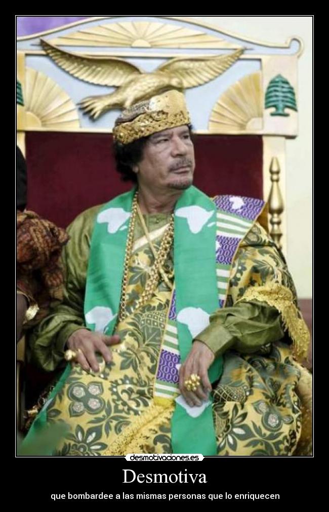 Desmotiva - que bombardee a las mismas personas que lo enriquecen
