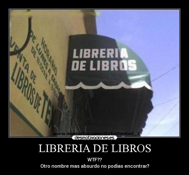 LIBRERIA DE LIBROS -