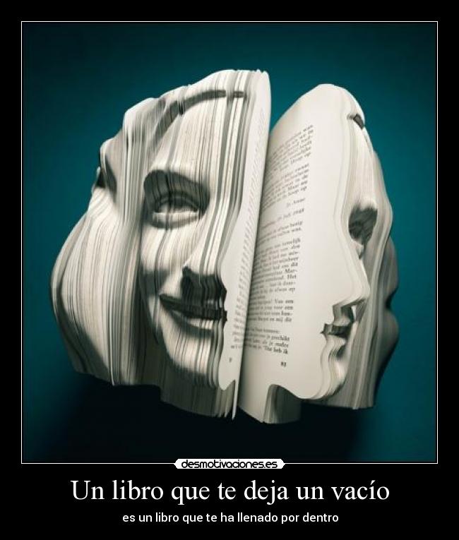 Un libro que te deja un vacío -