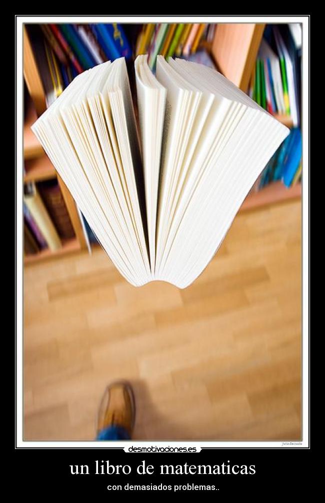 un libro de matematicas -