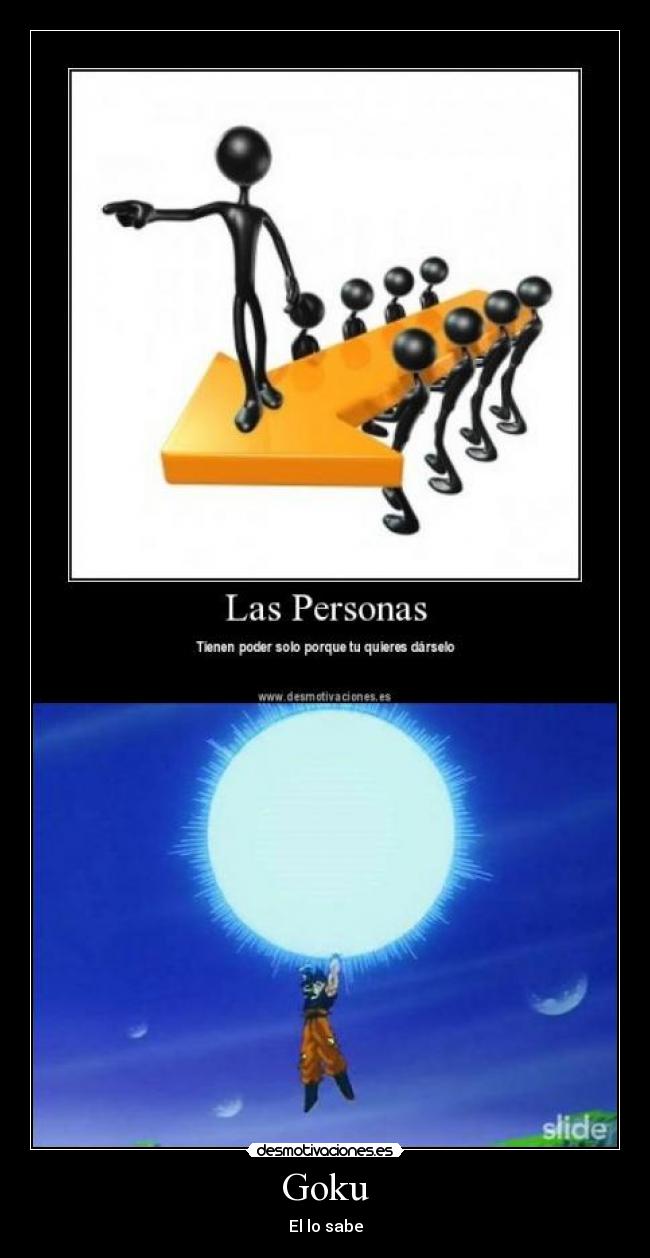 Goku - El lo sabe