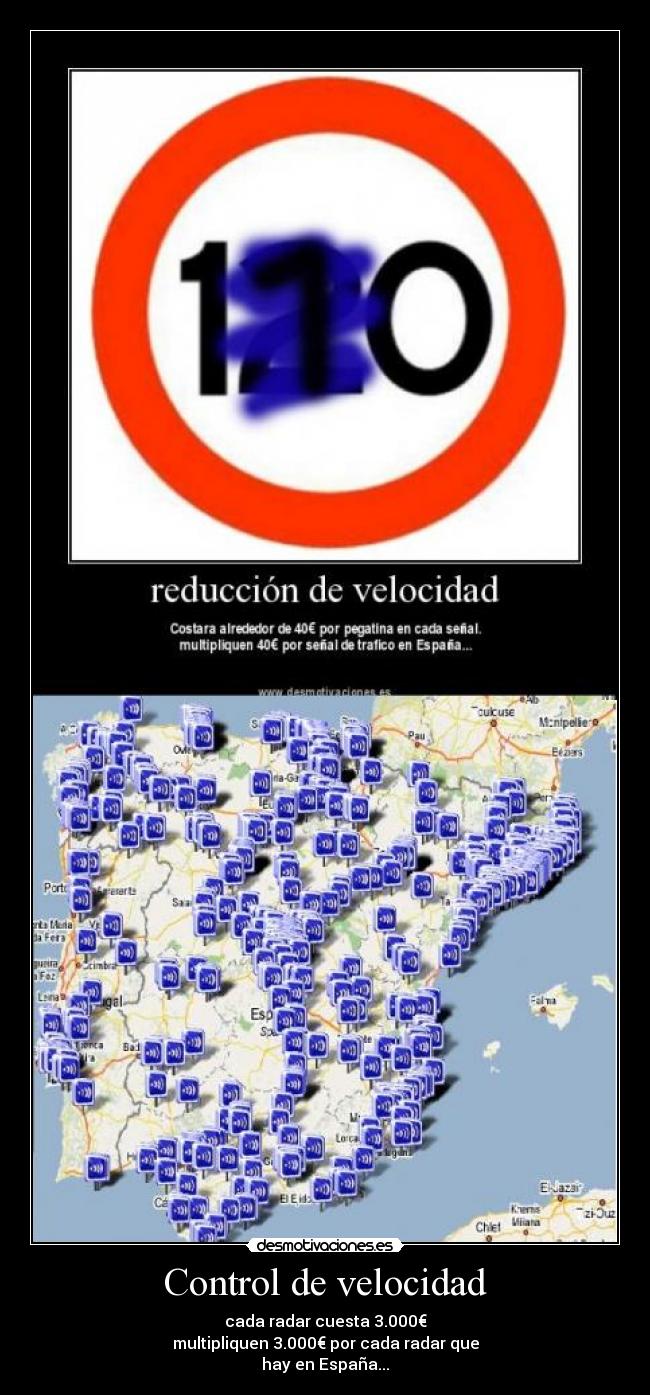 carteles radar desmotivaciones