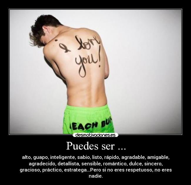 Puedes ser ... - 