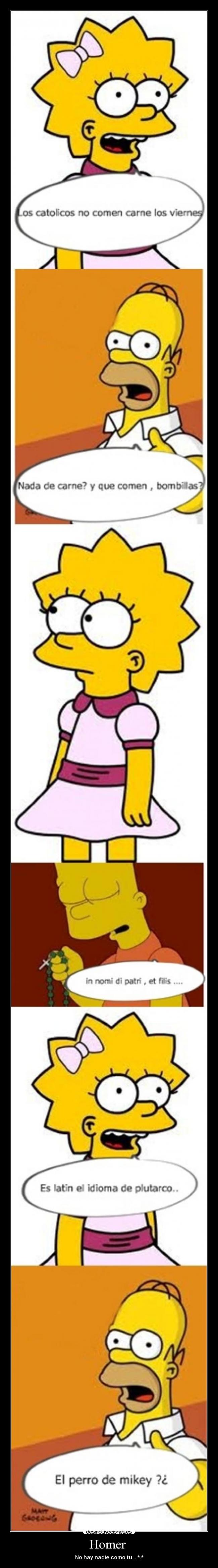 Homer - No hay nadie como tu .. *.*