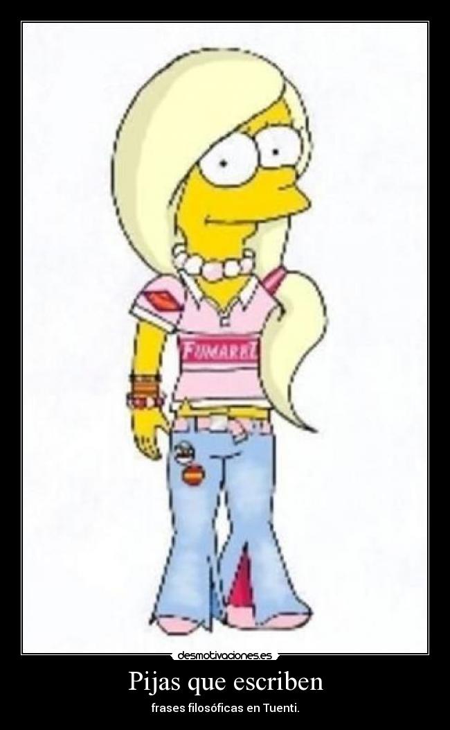 Pijas que escriben -