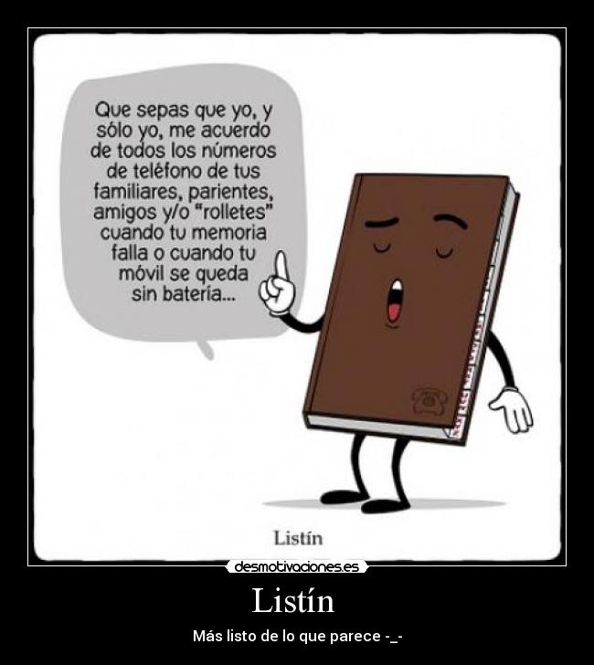 Listín  - Más listo de lo que parece -_-