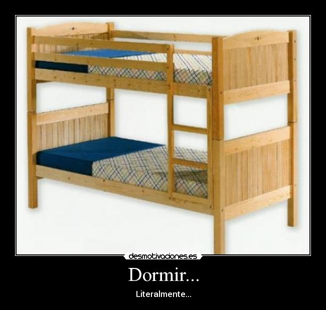 Dormir... -