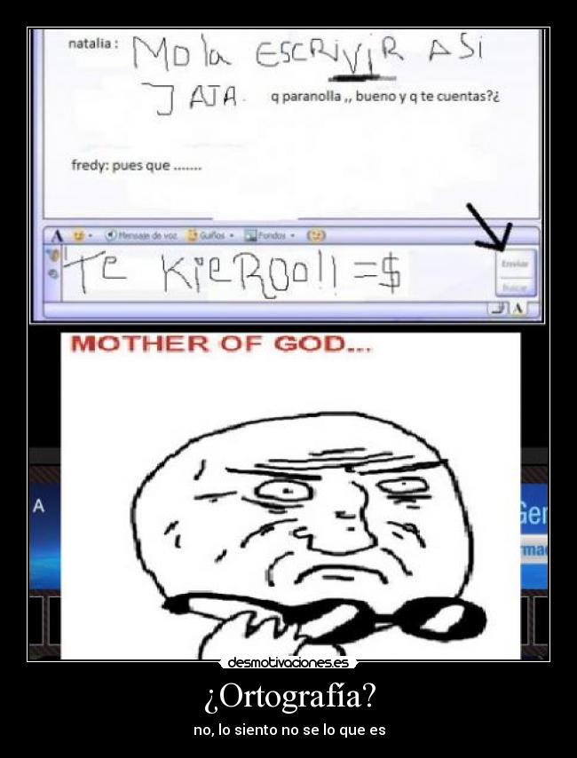 ¿Ortografía? -