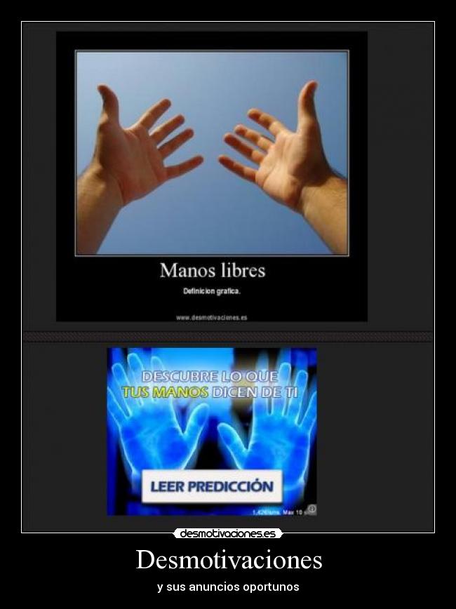 Desmotivaciones - y sus anuncios oportunos