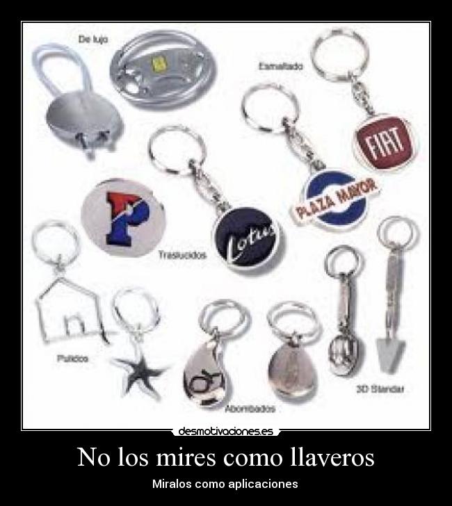No los mires como llaveros - 