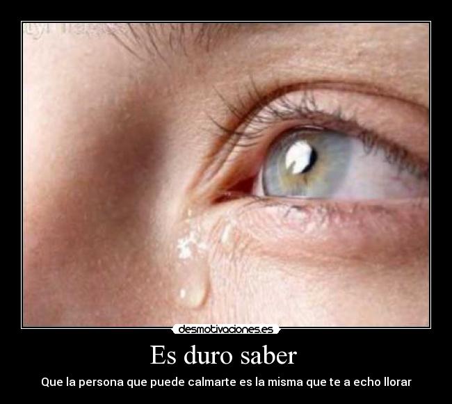 Es duro saber  - 