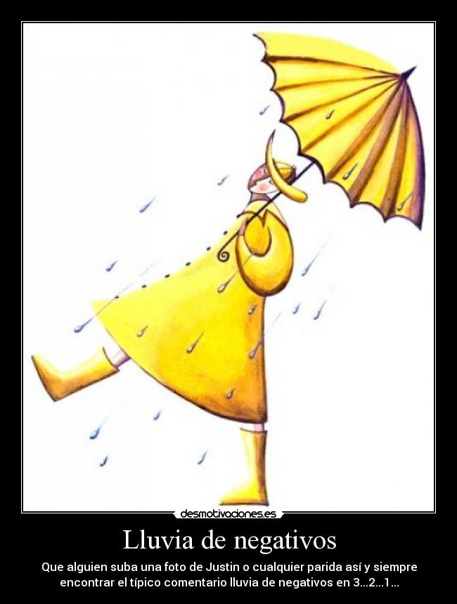 Lluvia de negativos -