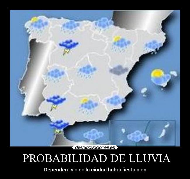  PROBABILIDAD DE LLUVIA - 