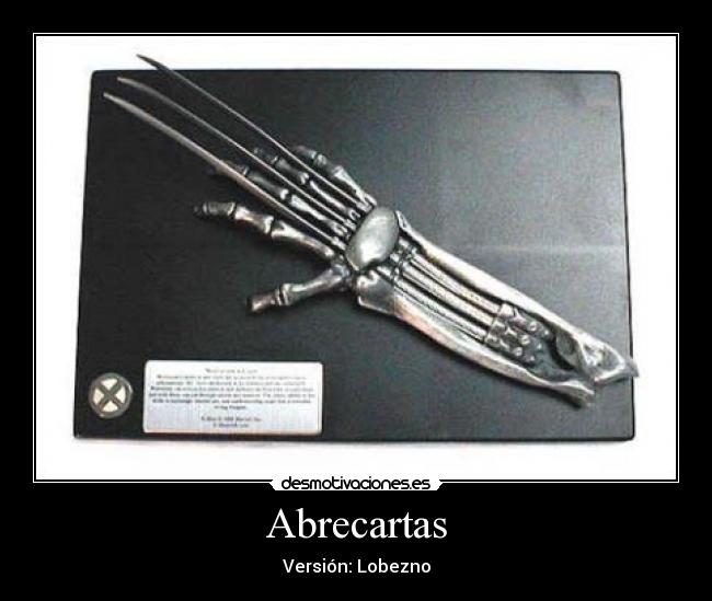 Abrecartas -