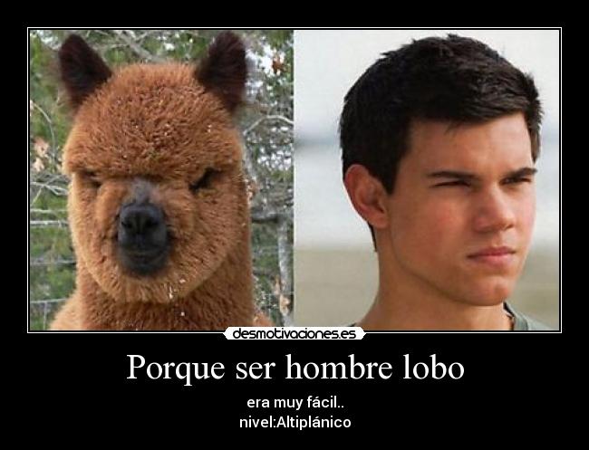 Porque ser hombre lobo - 