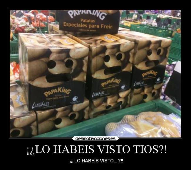 ¡¿LO HABEIS VISTO TIOS?! -