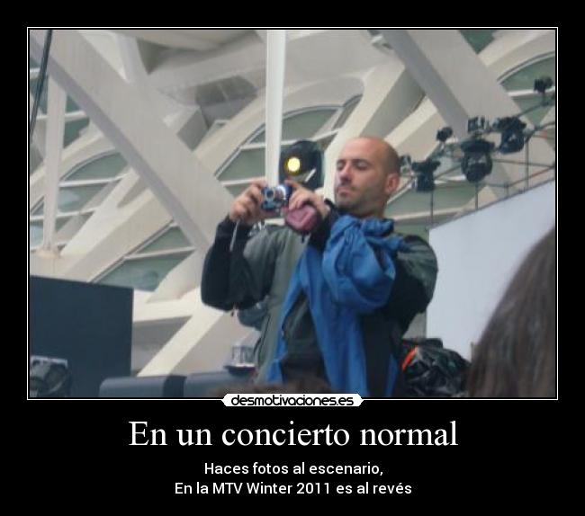 En un concierto normal -
