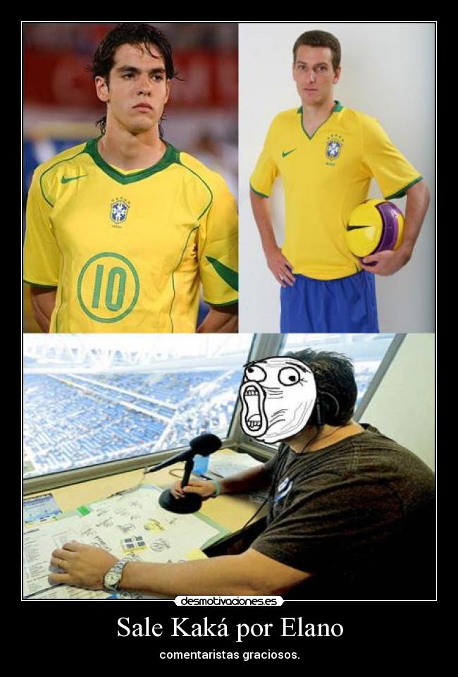 Sale Kaká por Elano -